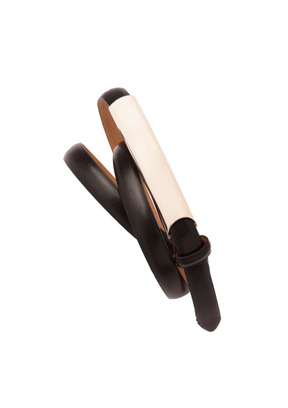 Biz Collection Womens Slimline Belt - Black