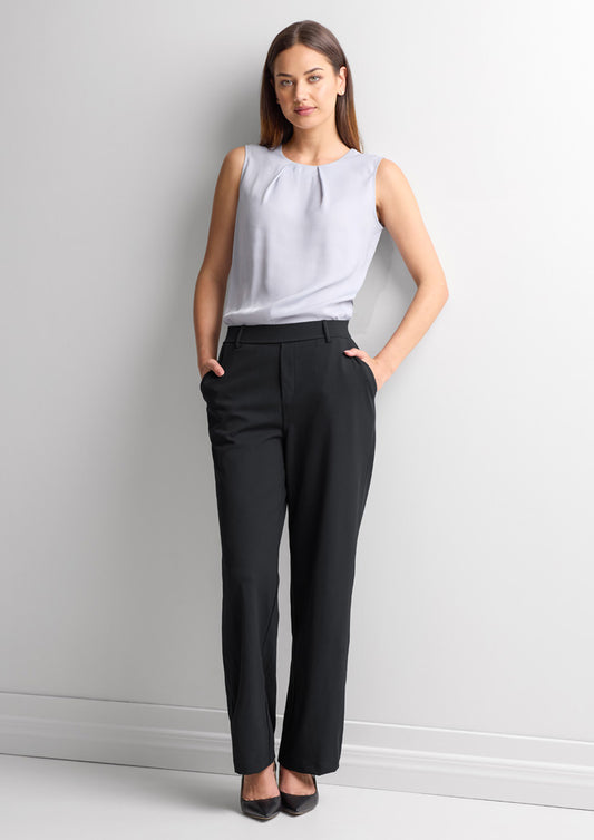 Biz Collection Womens Soft Stretch Pant - Black