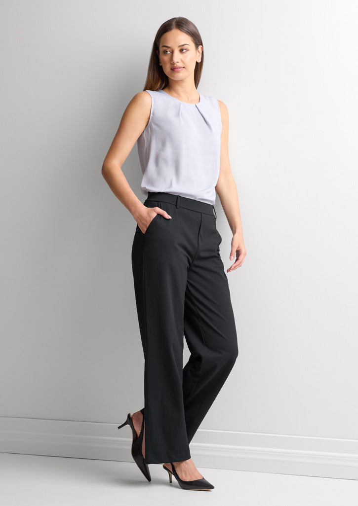 Biz Collection Womens Soft Stretch Pant - Black