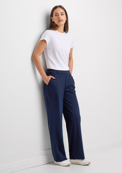 Biz Collection Womens Soft Stretch Pant - Navy