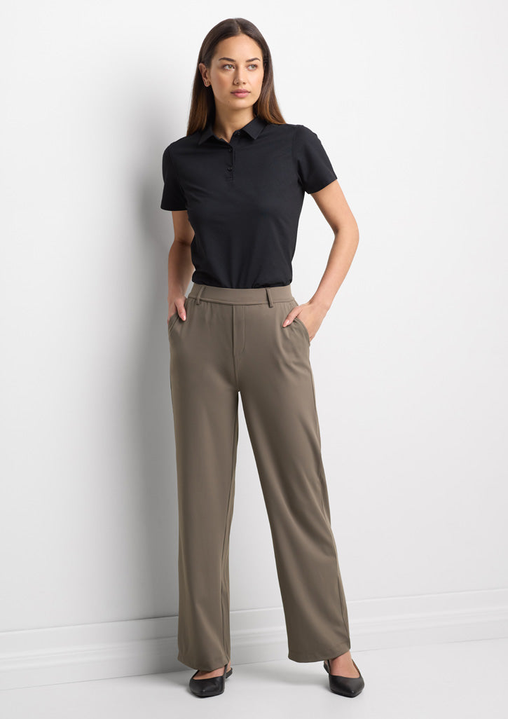 Biz Collection Womens Venture Short Sleeve Polo - Black