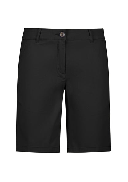 Biz Collection Womens Lawson Chino Short - Dark Stone