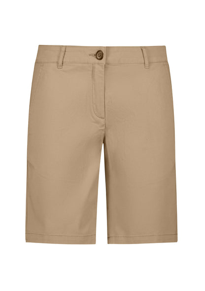 Biz Collection Womens Lawson Chino Short - Dark Stone
