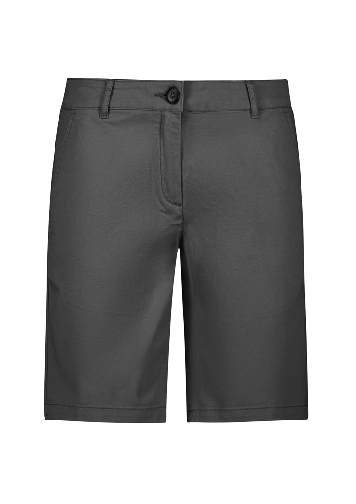 Biz Collection Womens Lawson Chino Short - Grey