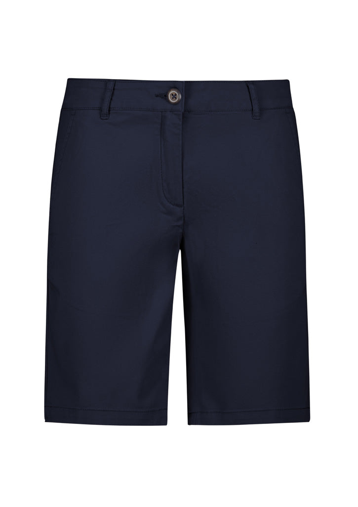 Biz Collection Womens Lawson Chino Short - Navy