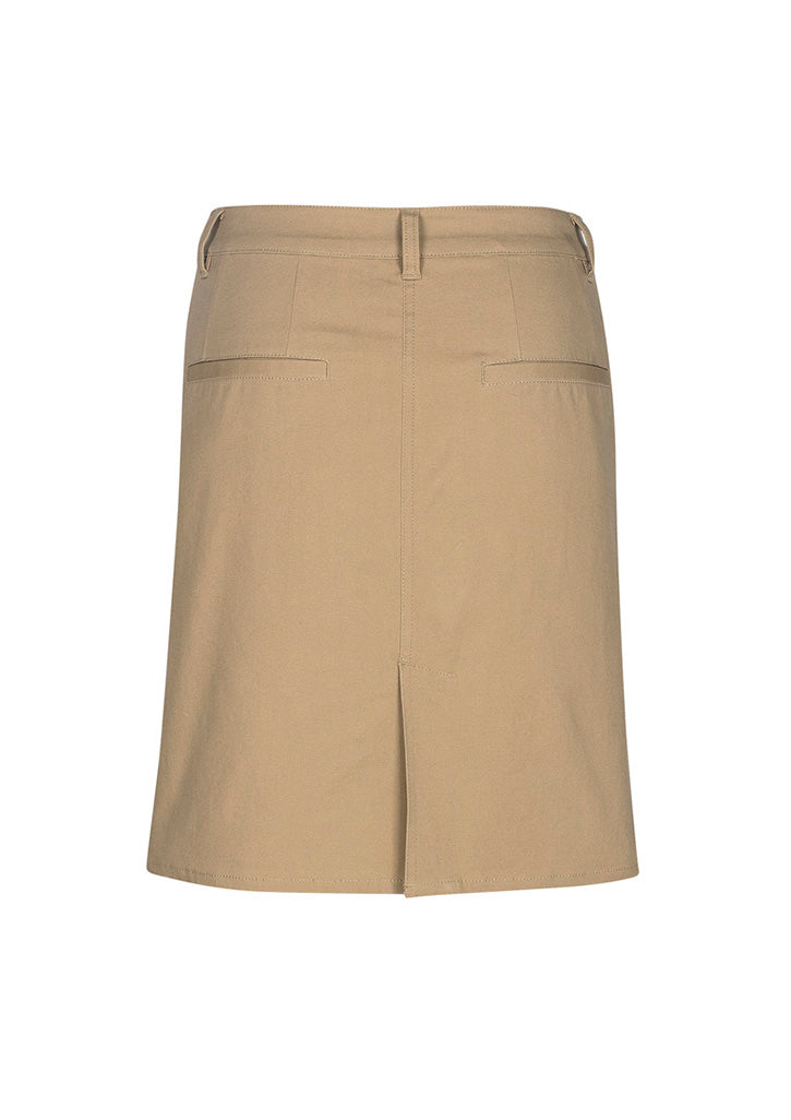 Biz Collection Womens Lawson Skirt - Dark Stone