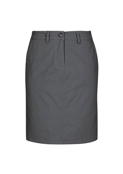 Biz Collection Womens Lawson Skirt - Grey