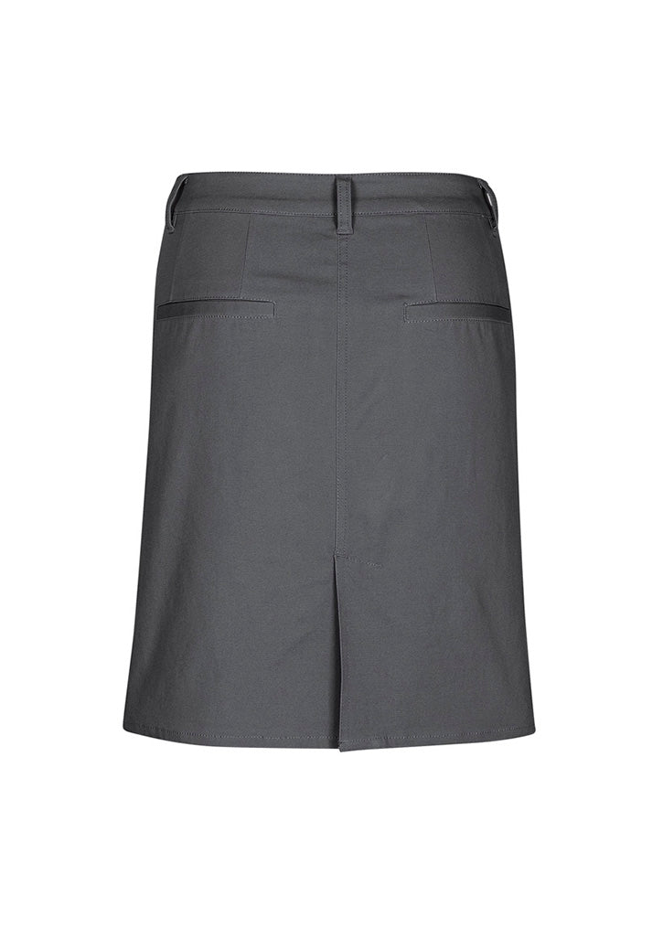 Biz Collection Womens Lawson Skirt - Grey