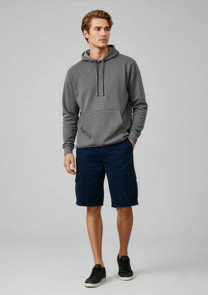 Biz Collection Mens Detroit Short (Stout) - Navy