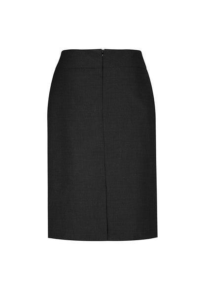 Biz Collection Womens Classic Knee Length Skirt - Charcoal Marle