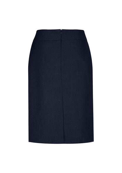 Biz Collection Womens Classic Knee Length Skirt - Navy