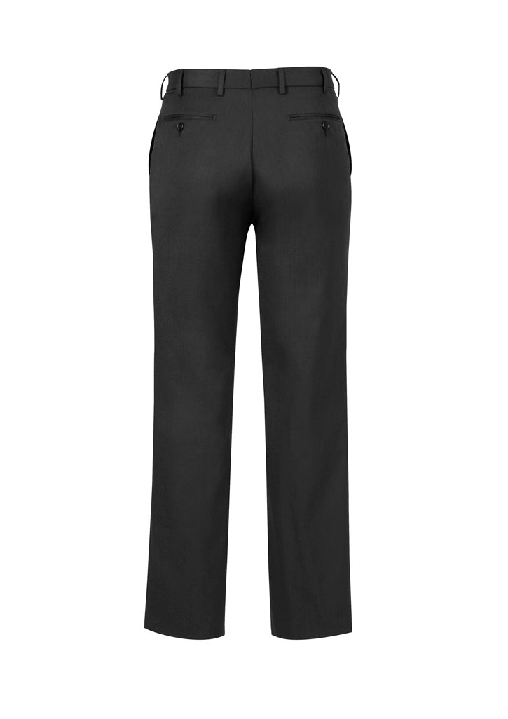 Biz Collection Mens Classic Pleat Pant - Charcoal Marle