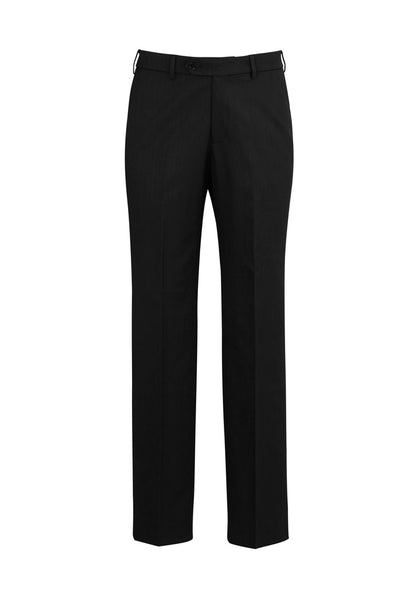 Biz Collection Mens Classic Flat Pant - Navy