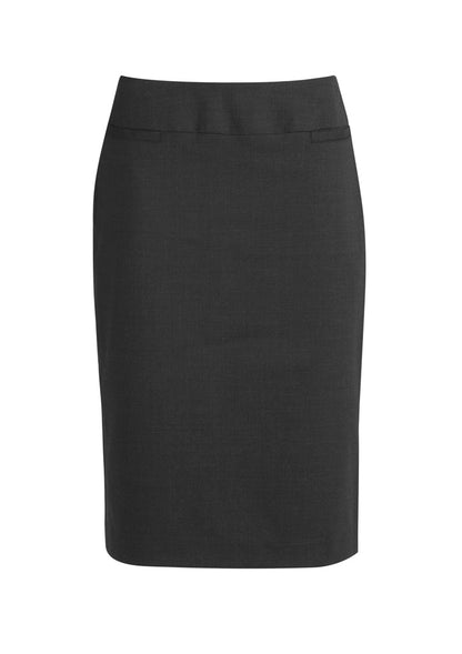 Biz Collection Womens Classic Below Knee Skirt - Charcoal Marle