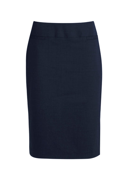Biz Collection Womens Classic Below Knee Skirt - Navy