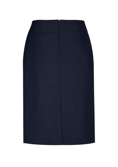 Biz Collection Womens Classic Below Knee Skirt - Navy