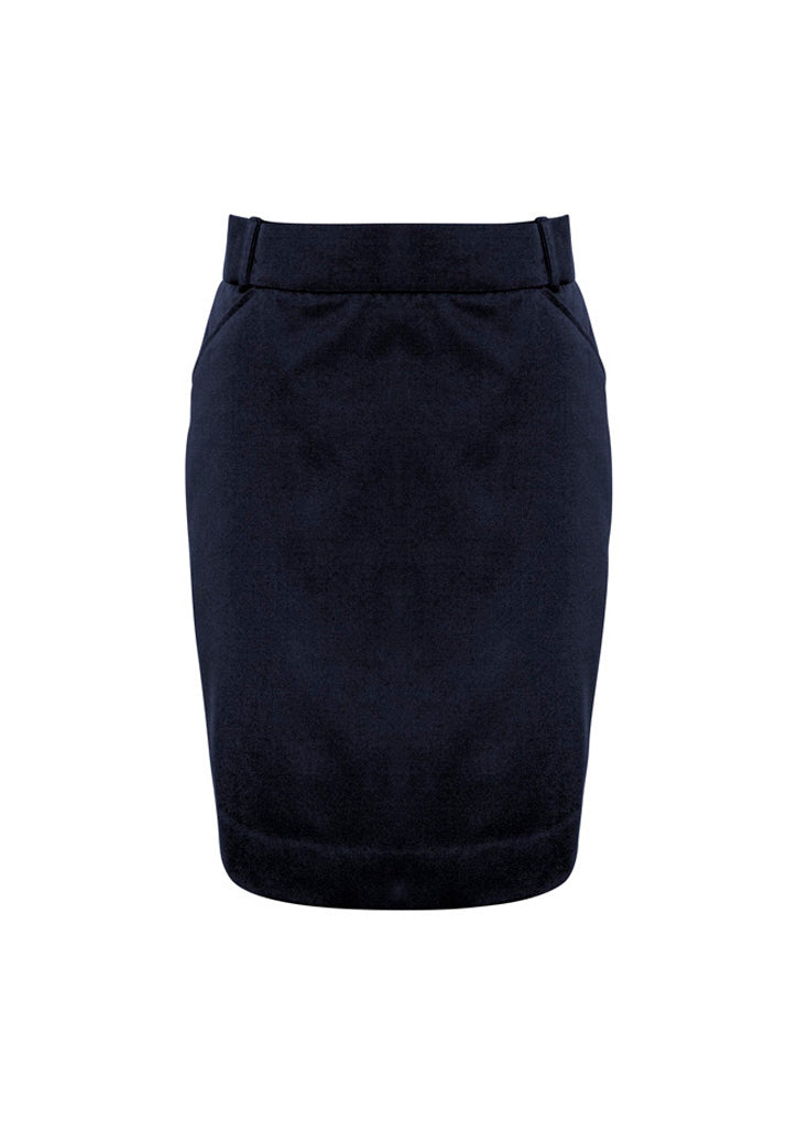 Biz Collection Womens Detroit Skirt - Navy