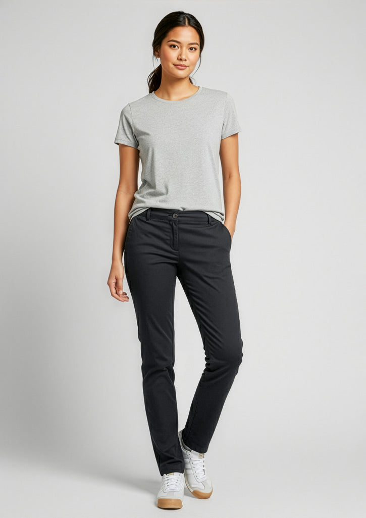 Biz Collection Womens Lawson Chino Pant - Black