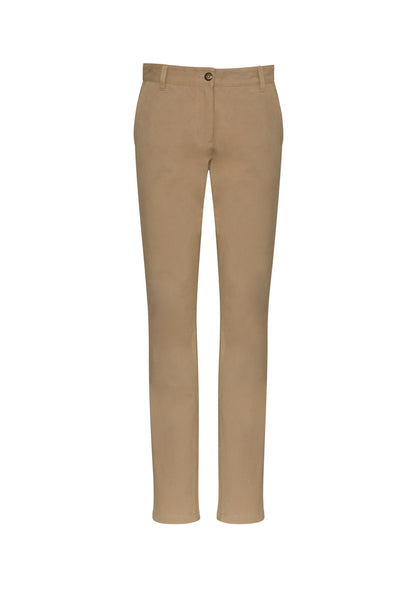 Biz Collection Womens Lawson Chino Pant - Dark Stone