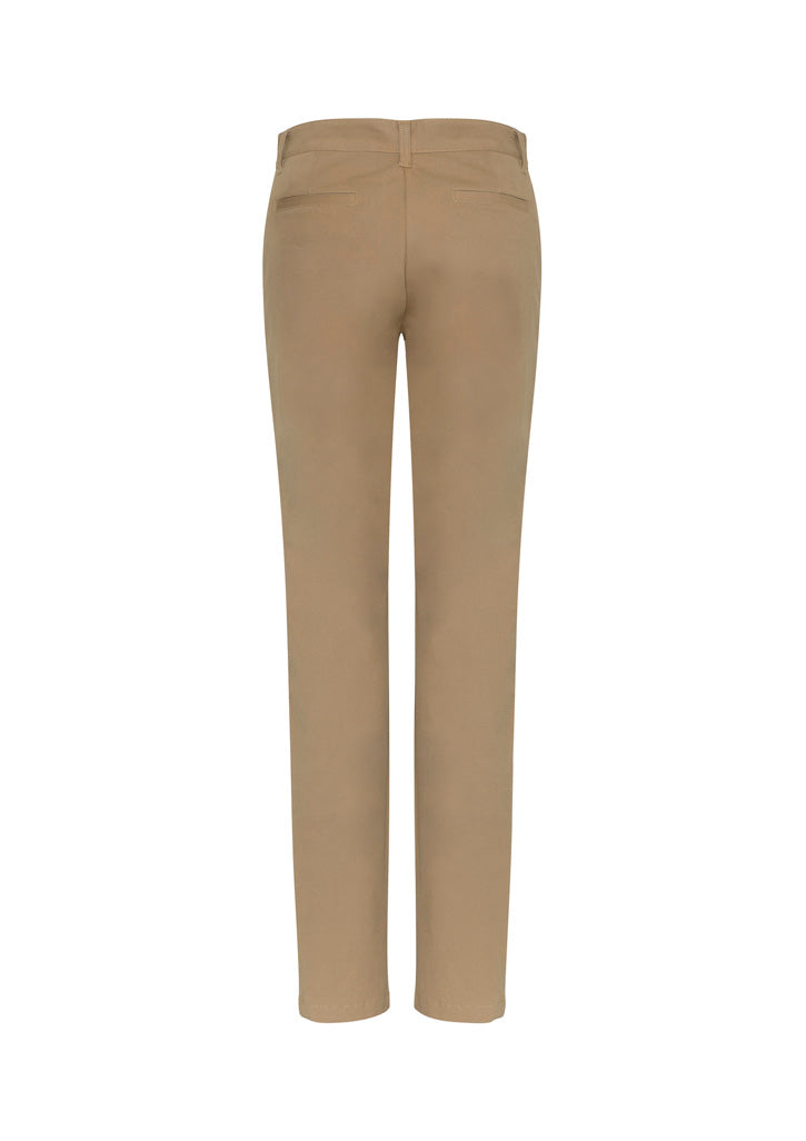 Biz Collection Womens Lawson Chino Pant - Dark Stone