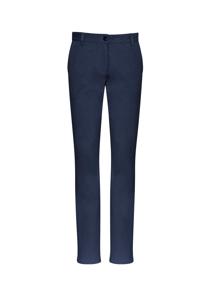 Biz Collection Womens Lawson Chino Pant - Navy