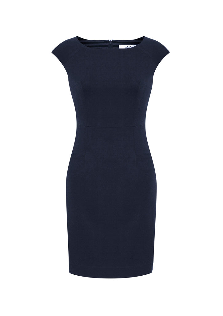 Biz Collection Womens Audrey Dress - Navy
