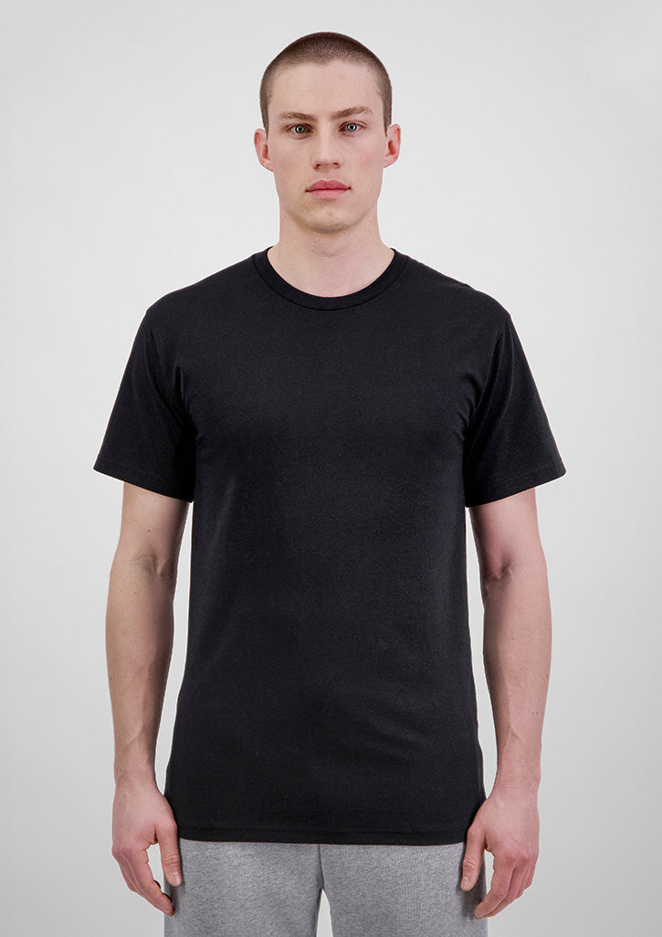 Good Mates Mens Basis Short Sleeve Tee - Black