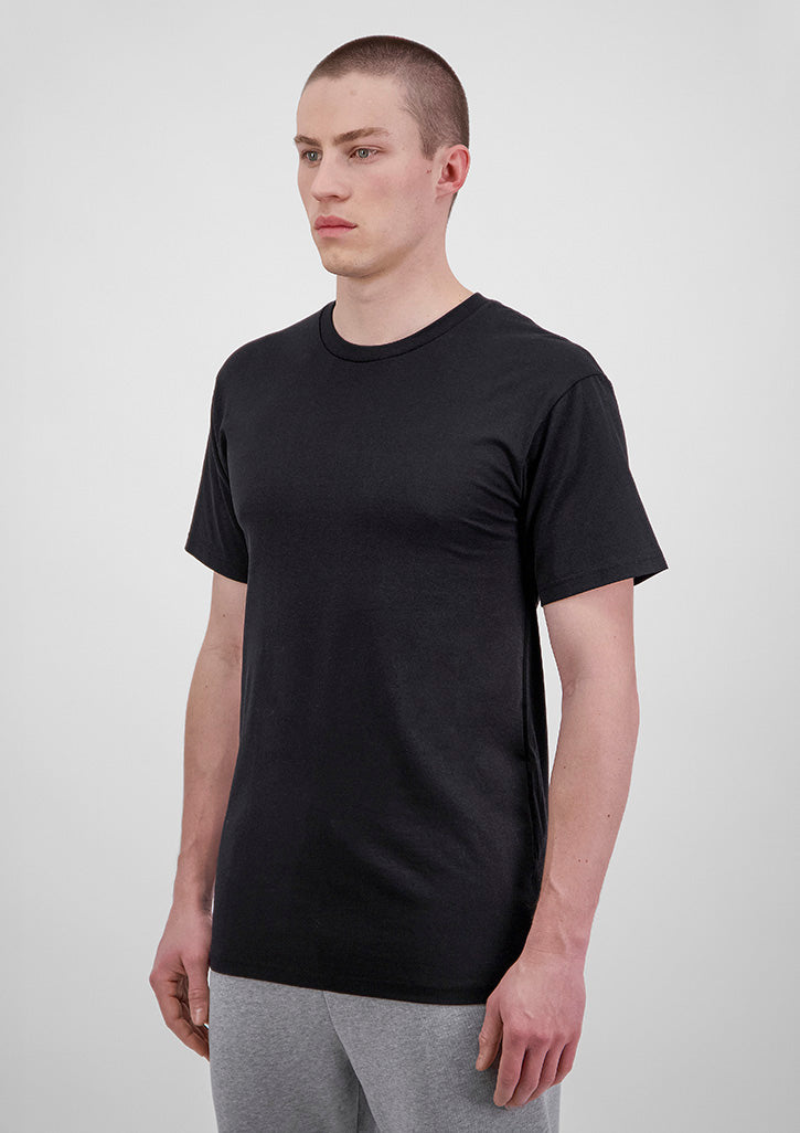 Good Mates Mens Basis Short Sleeve Tee - Black