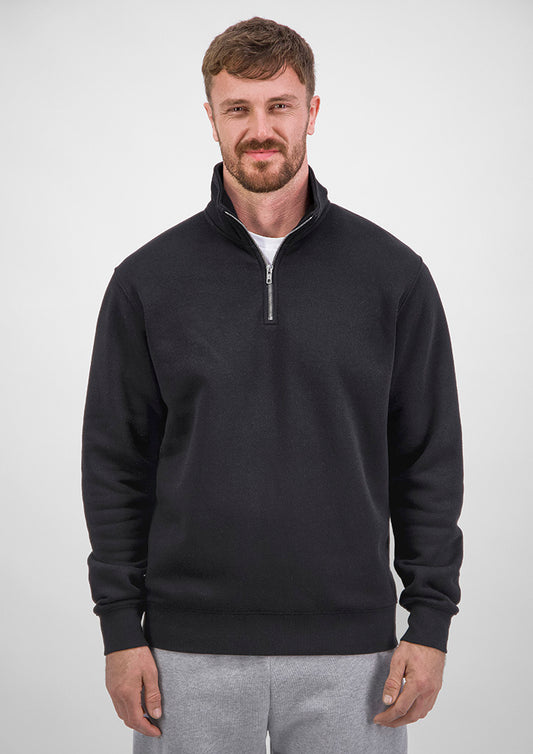 Good Mates Mens Everyday 1/4 Zip - Navy