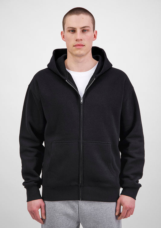 Good Mates Mens Everyday Zip Hoodie - Black