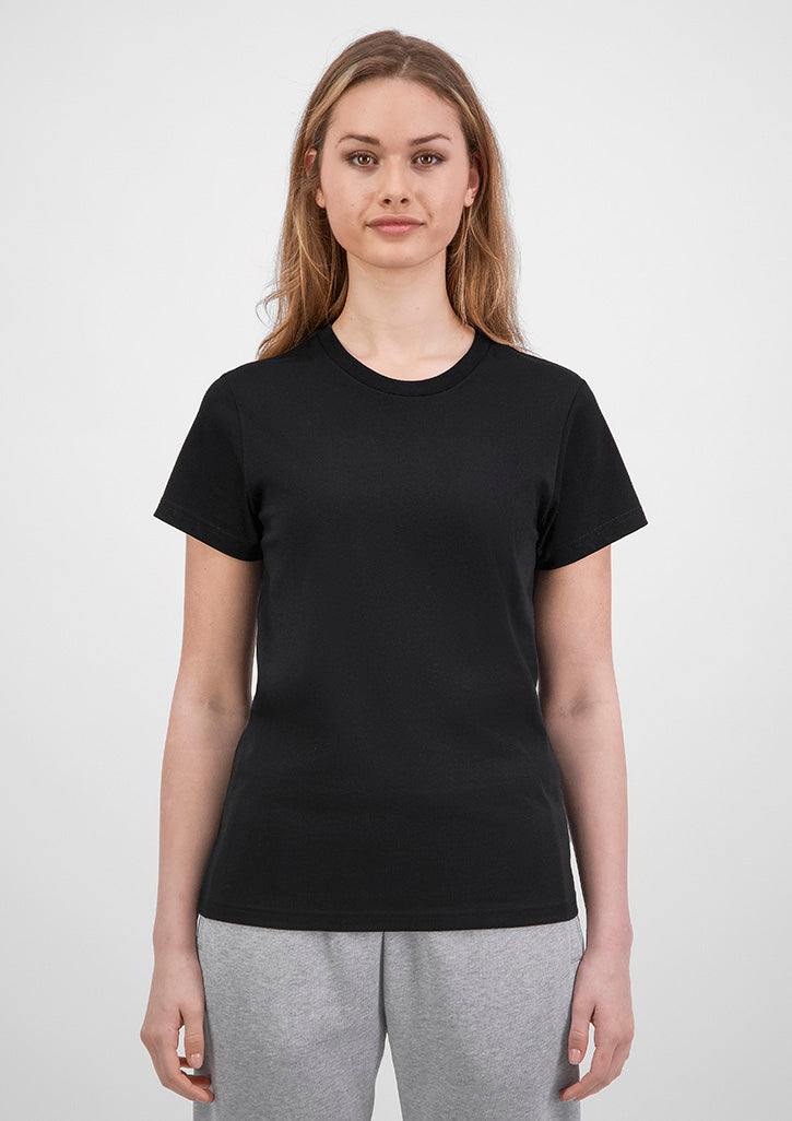 Good Mates Womens Basis Short Sleeve Tee - Black