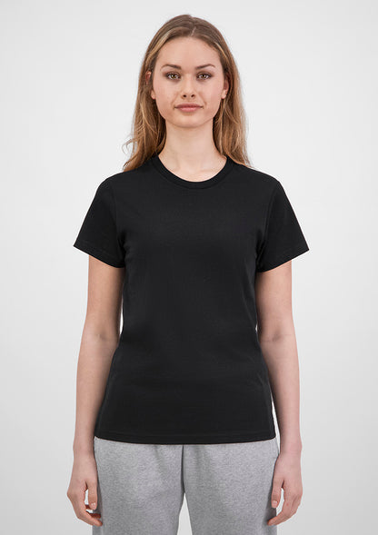 Good Mates Womens Basis Short Sleeve Tee - Black
