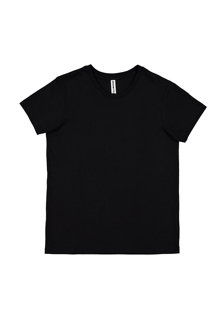 Good Mates Womens Basis Short Sleeve Tee - Black