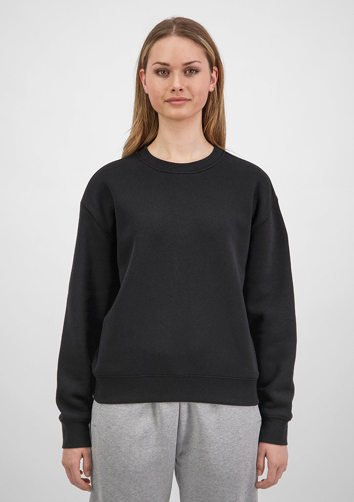 Good Mates Womens Everyday Crew Sweatshirt - Black