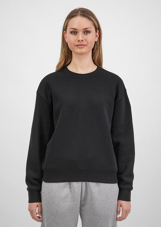 Good Mates Womens Everyday Crew Sweatshirt - Black