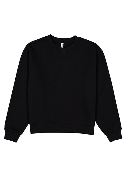 Good Mates Womens Everyday Crew Sweatshirt - Black