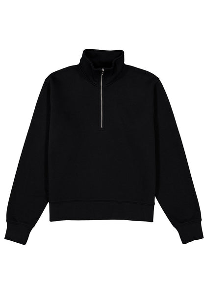 Good Mates Womens Everyday 1/4 Zip - Black