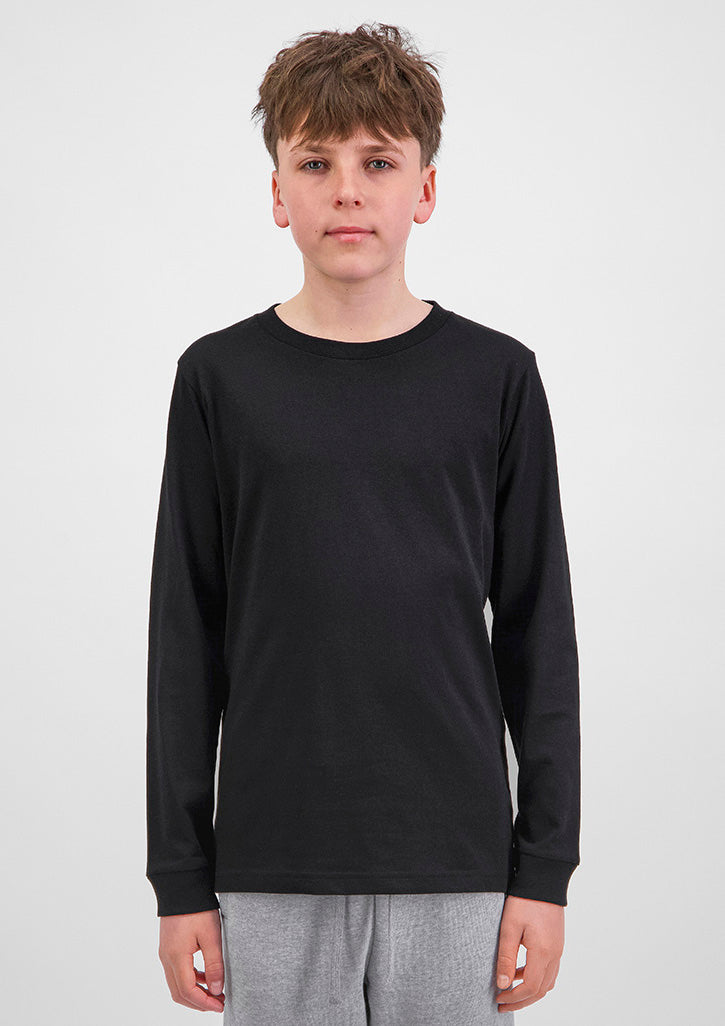 Good Mates Youth Basis Long Sleeve Tee - White