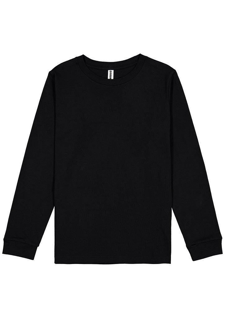 Good Mates Youth Basis Long Sleeve Tee - Black