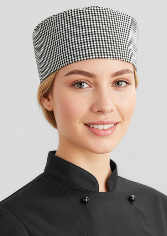 Biz Collection Chef Cap - Check
