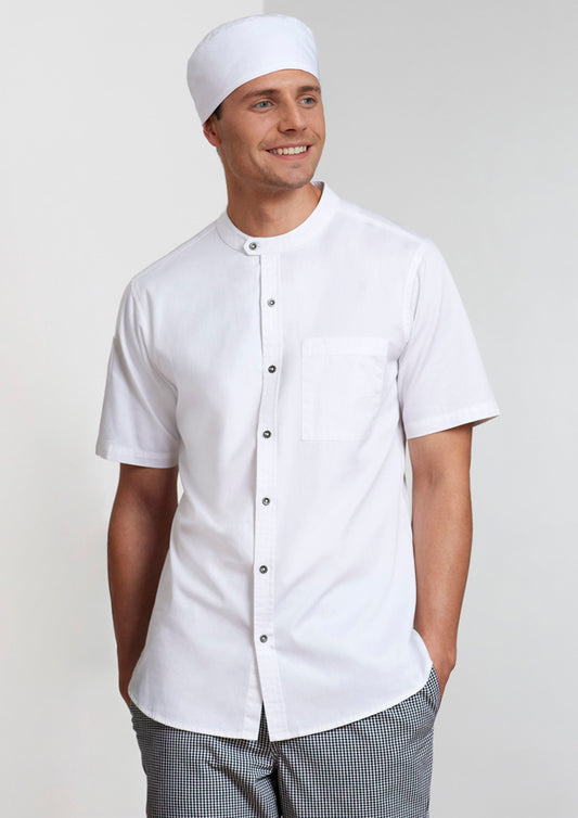 Mens Salsa Short Sleeve Chef Shirt CH329MS