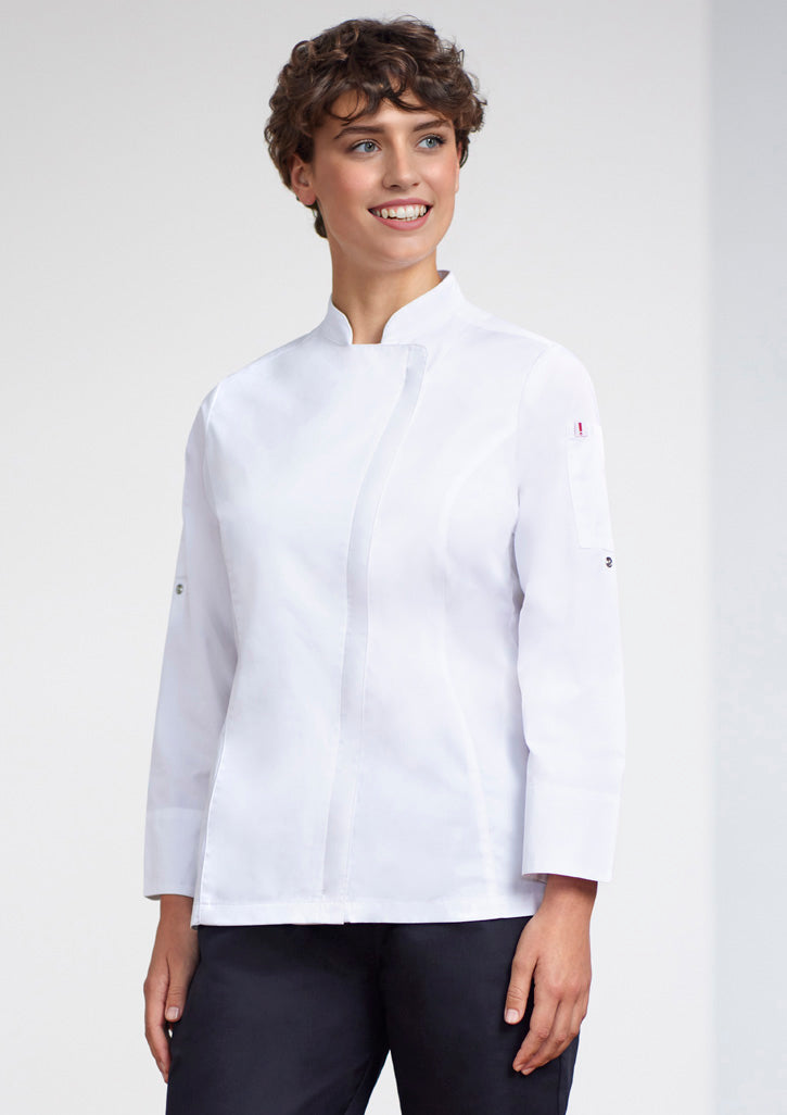 Womens Alfresco Long Sleeve Chef Jacket CH330LL Website links: