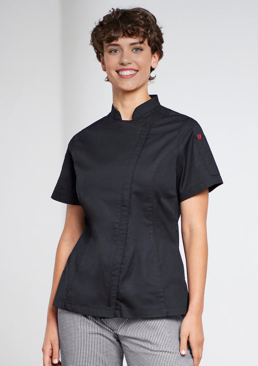 Womens Alfresco Short Sleeve Chef Jacket CH330LS