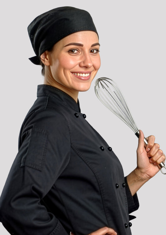 Biz Collection Twist Chef Bandana - Black