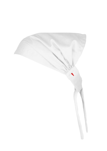 Biz Collection Twist Chef Bandana - White