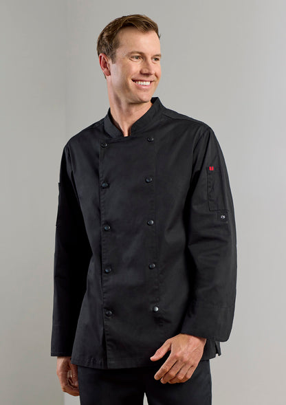 Mens Gusto Long Sleeve Chef Jacket CH430ML