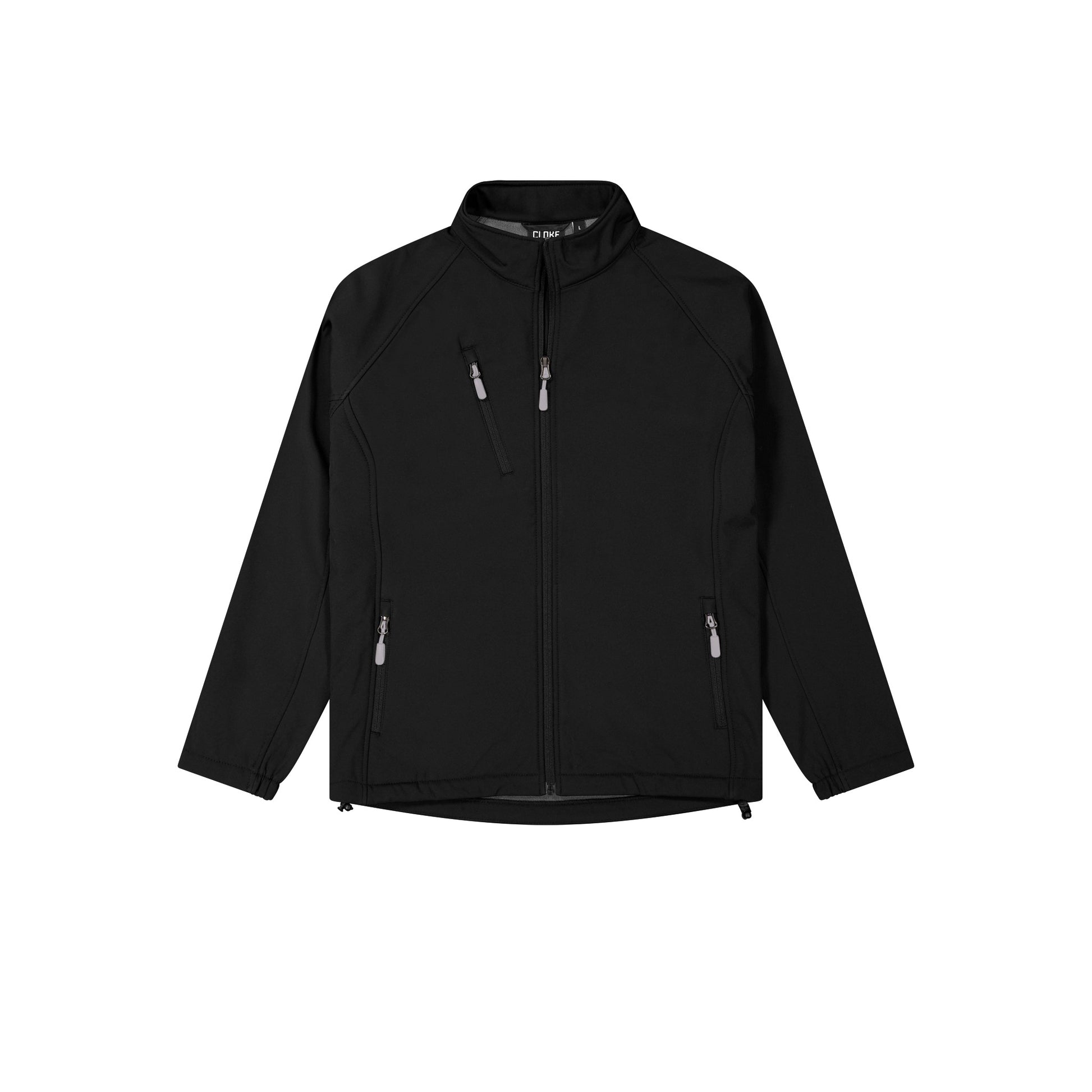 Black jacket on a white background