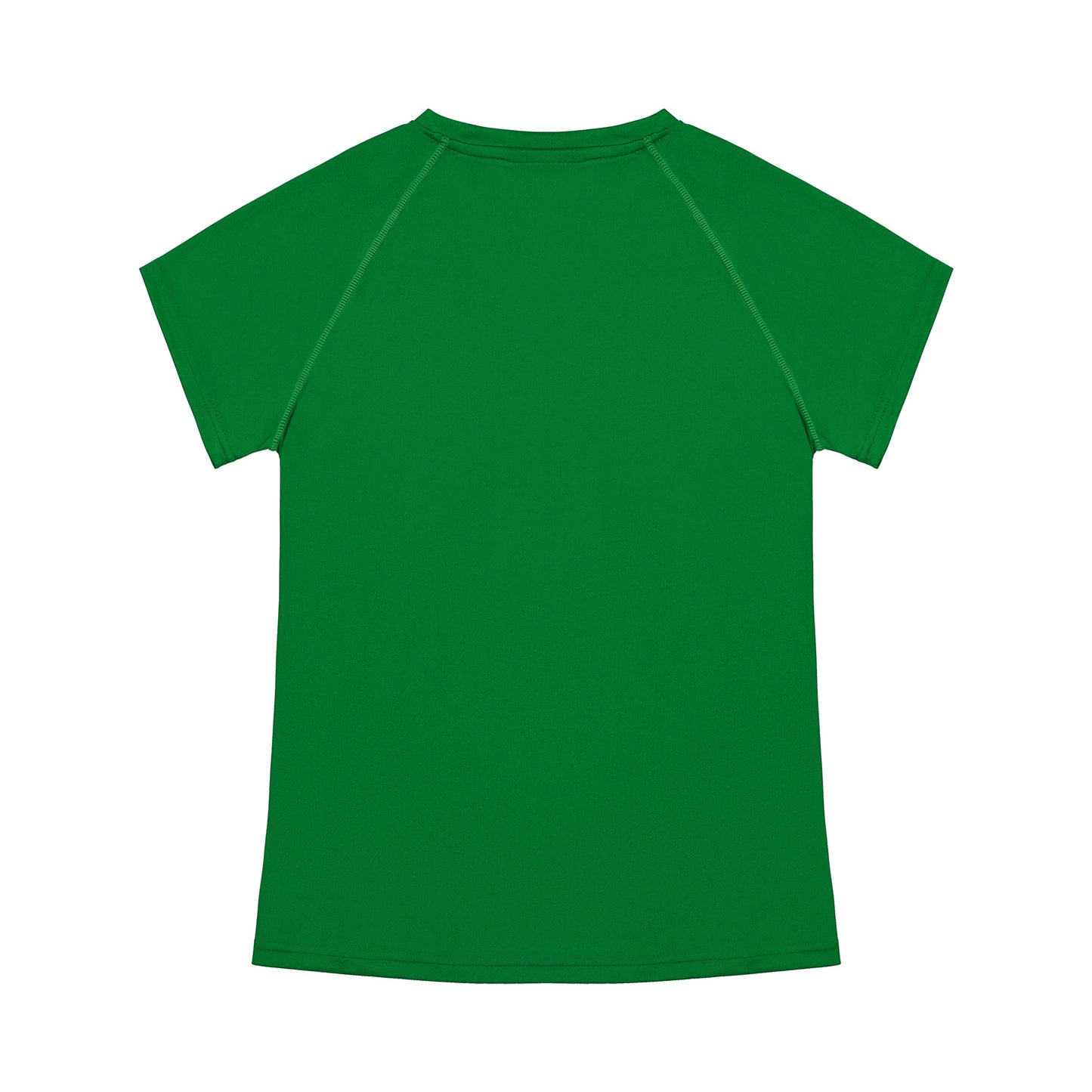 Green t-shirt on a white background