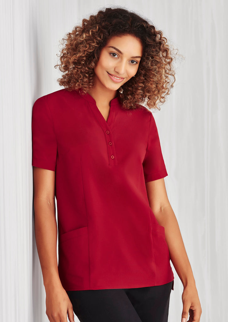 Womens Florence Plain Tunic CS949LS