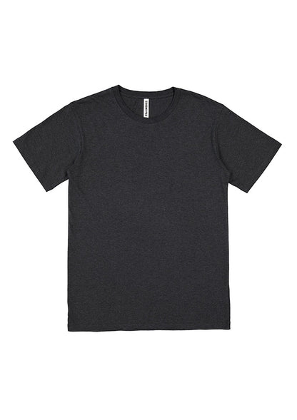 Good Mates Mens Basis Short Sleeve Tee - Charcoal Marle